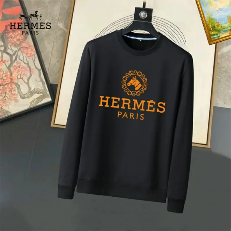 hermes sweatshirt manches longues pour homme s_1226477